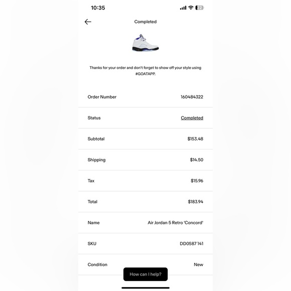 Retro Air Jordan 5 Concord - Picture 7 of 7